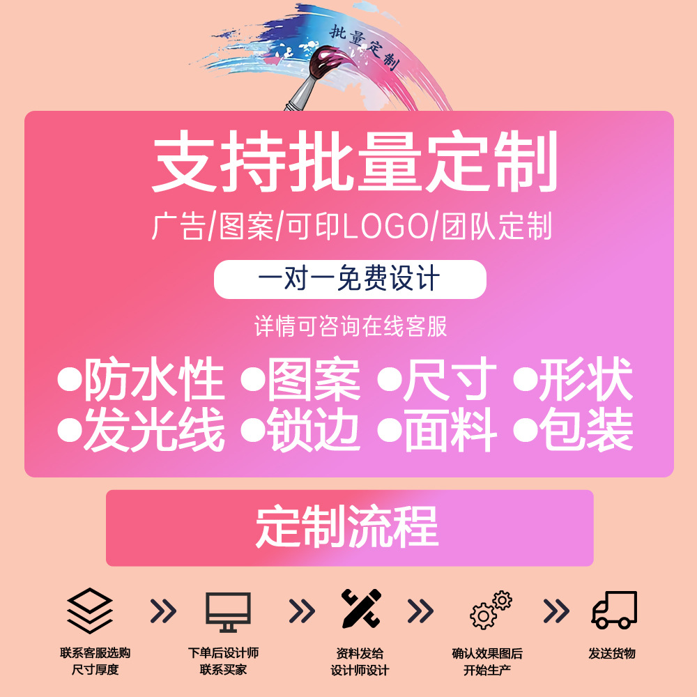 Advertising Mouse Pad Hd Oversized Rubber Non-Slip Logo Desk Pad Office Study Cross-Border Source Factory Mouse Pad