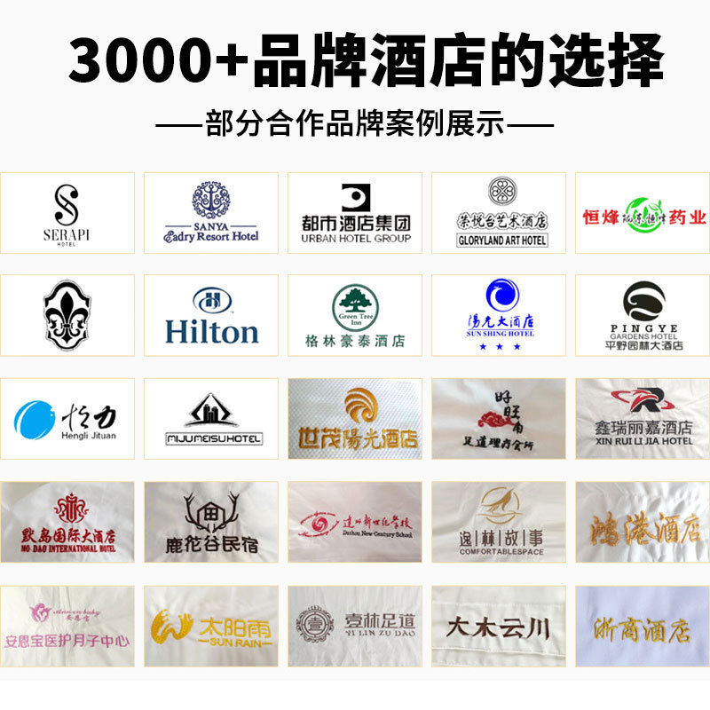 High Weight Pure White Sanding Hotel Four-piece Set Hotel Homestay Hotel Cloth and Grass Quilt Cover Bed Sheet Bed Cover Set