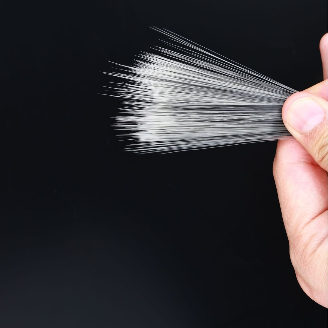 Manufacturer Supplies Pbt Two-Color Sharpened Silk Makeup Brush with Soft Color Sharpened Wholesale Plastic Brush Silk Plastic Silk