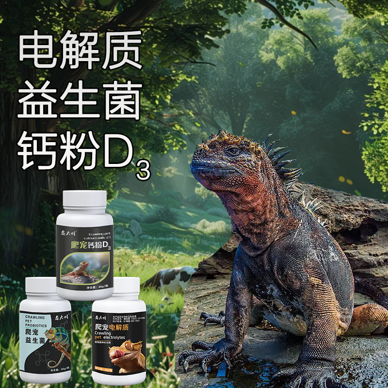 Pet reptile lizard calcium powder nutrition calcium turtle vitamin d3 calcium containing D3 pet nutrition supplement