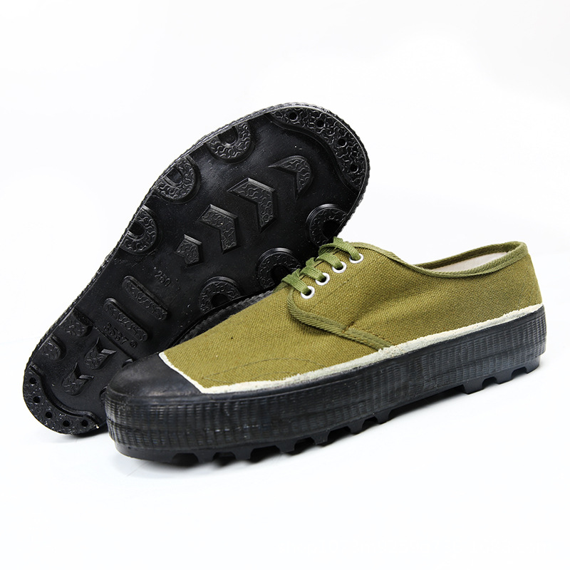 Genuine 3537 Liberation Shoes, Labor Protection Shoes, Construction Site Labor Rubber Shoes, Men's and Women's Casual Work Shoes, Wear-resistant Canvas Shoes