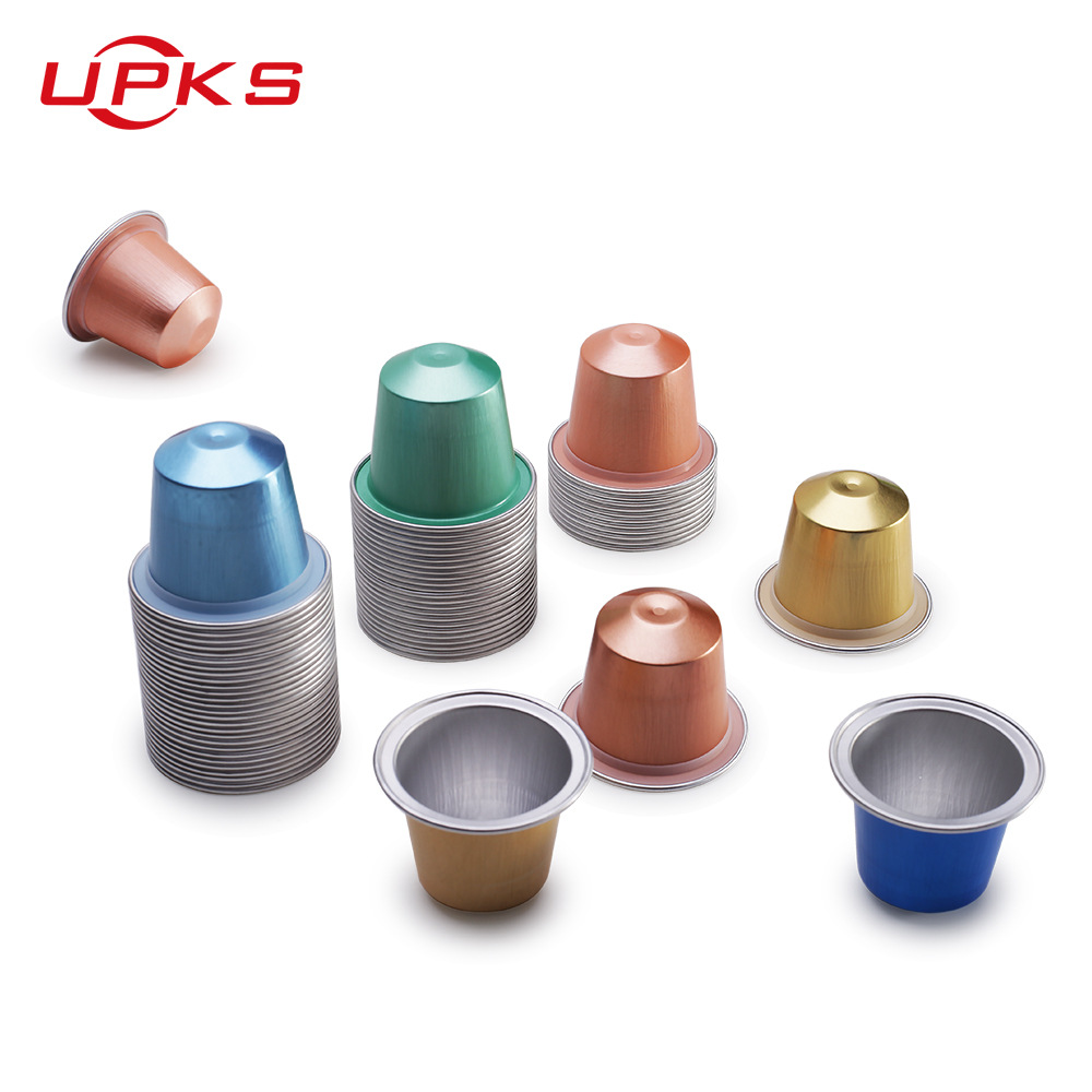 Factory production wholesale disposable coffee machine special capsule with rubber ring aluminum foil film