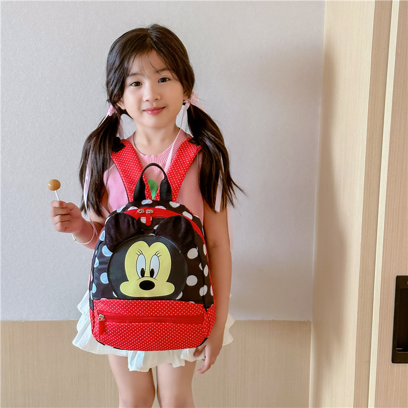 2025 Cross-Border Kindergarten School Bags Cute Boys and Girls Bags 2-6 Years Old Cartoon Girls Small Backpacks Girls Pairs