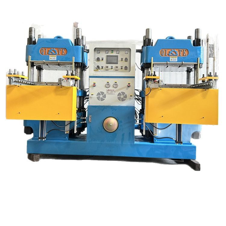 Manufacturer Supplies 250t Double-Group Rubber Four-Column Flat Vulcanizer Silicone Adult Product Molding Equipment with Excellent Price