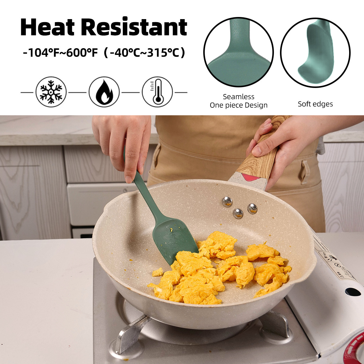 Xuanjun Cross-Border Multi-Piece Silicone Scraper Series Set Temperature-Resistant Barbecue Brush Cream Scraper Dishwasher-Safe for Home Use