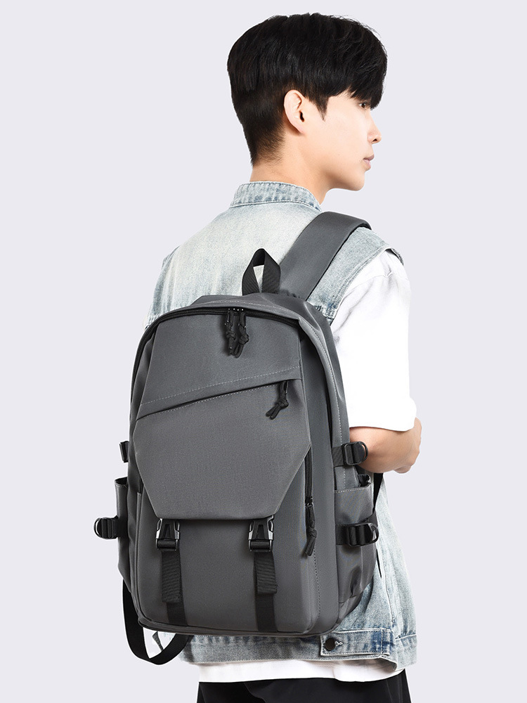 Cross-Border Schoolbags for Junior High School Boys, New Casual Travel Backpacks, High School College Students, Female Large-Capacity Computer Backpacks