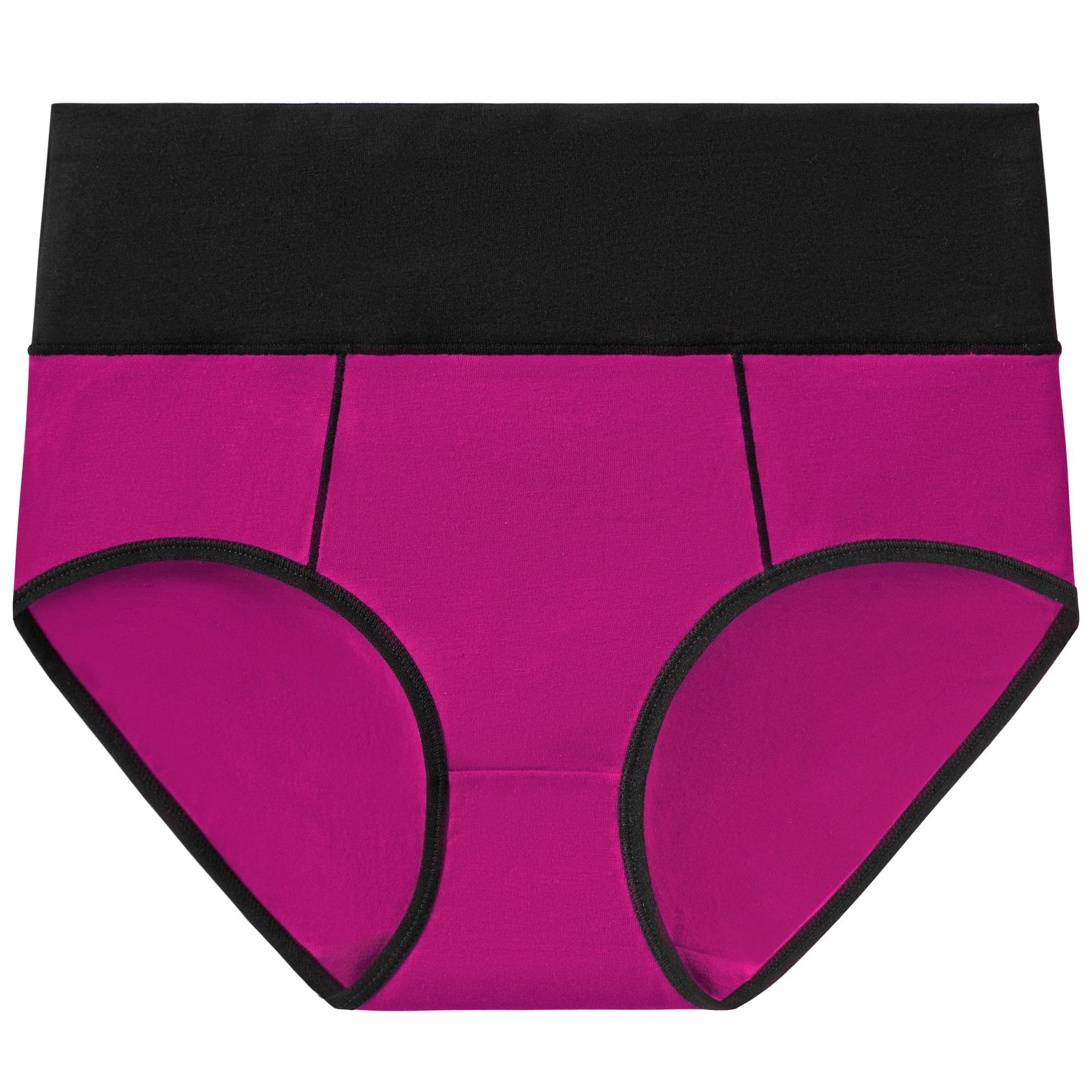 Amazon Cross-border Pure Cotton Women's Underwear High Waist Hip Multi-size Contrast Color Postpartum Women's Underwear 8812