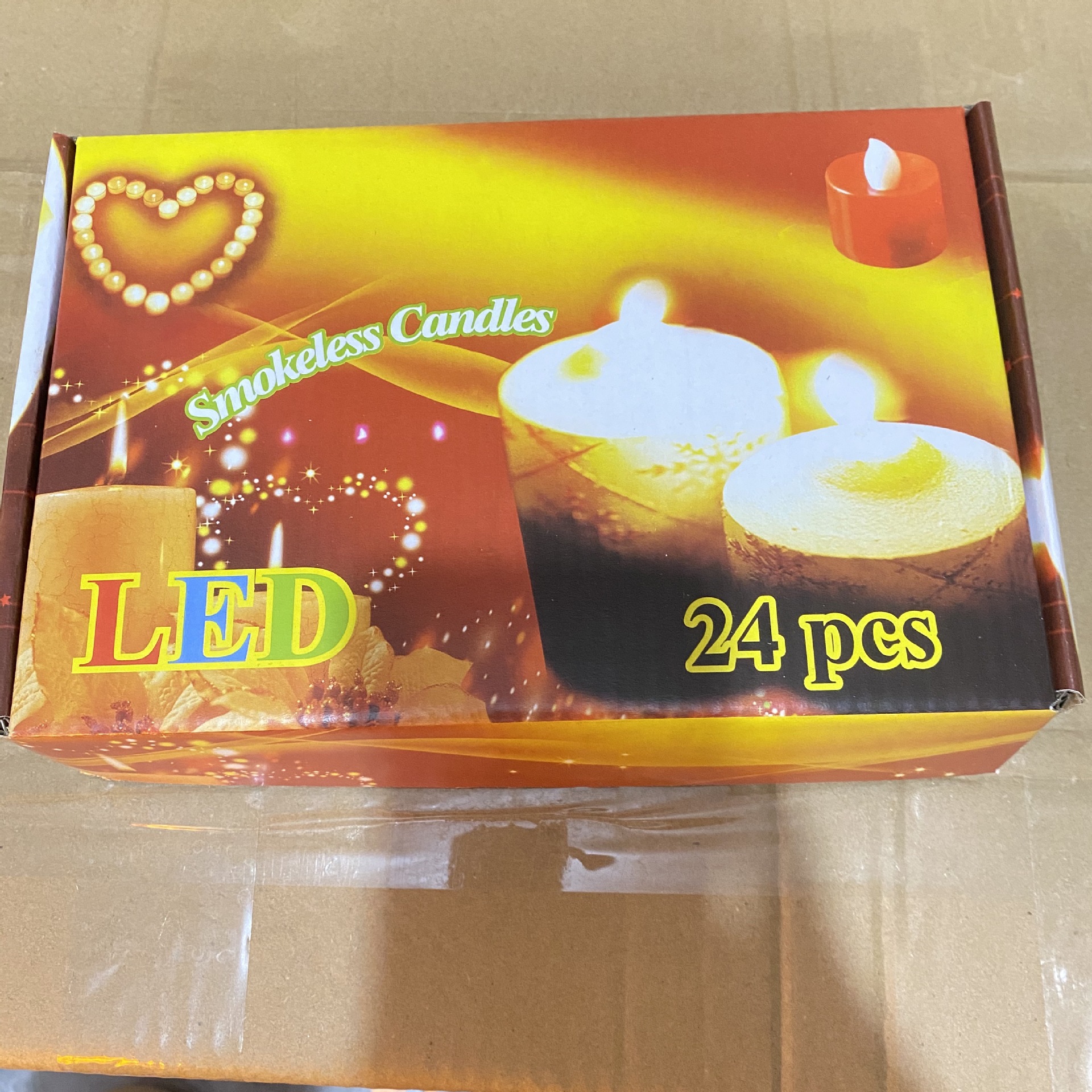 led electronic candle electronic candle light wave mouth creative birthday party decoration halloween candle light wholesale