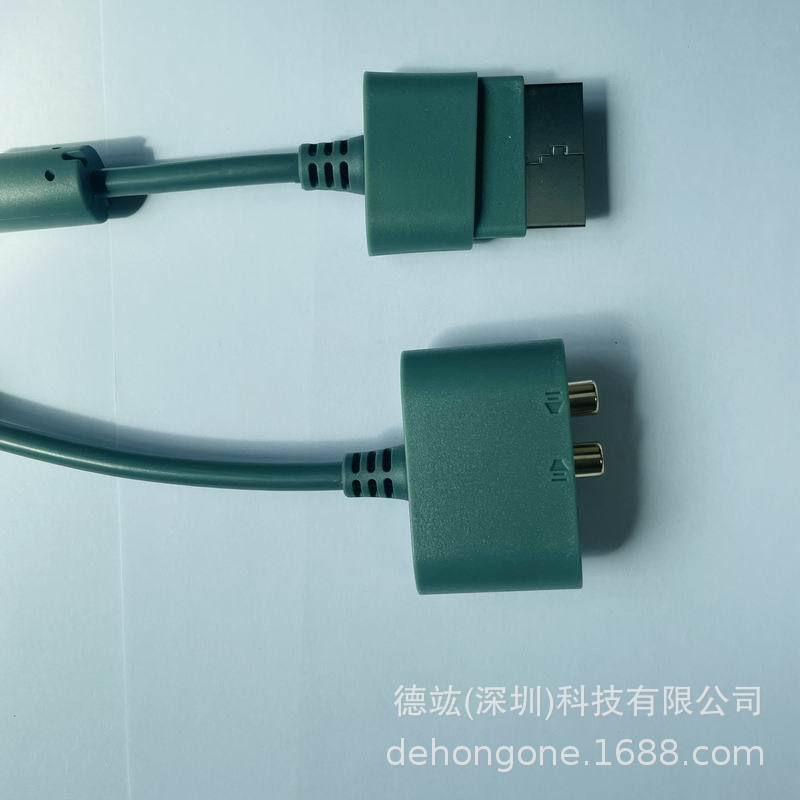 Аудиокабель для XBOX360, аудио на оптический сигнал, разъем XBOX360, никелированное покрытие