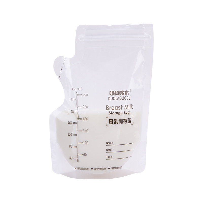 Doraemon breast milk fresh-keeping bag milk storage bag breast milk storage bag 250ml * 10 pieces of milk storage bag 6129