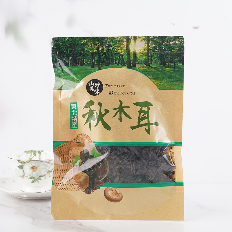 Northeast black fungus 500g dry goods bulk thick dried fungus autumn fungus northeast mountain goods black fungus gift box