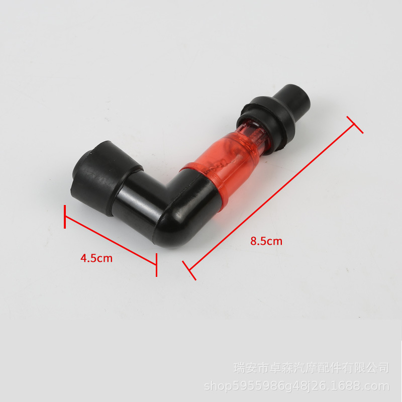 Motorcycle modification accessories high pressure cap flash spark plug cap cigarette rod elbow tricycle beam car 110 universal