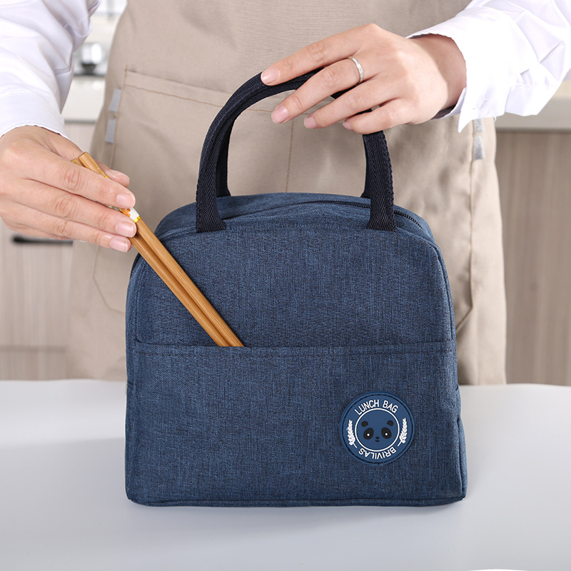 Portable Lunch Box Bag Cross-Border Popular Cationic Large-Capacity Thermal Insulation Lunch Bag Lunch Bag for Work