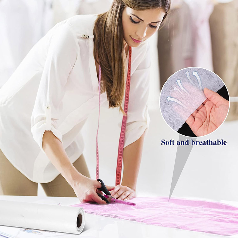 Factory Direct Cross-border E-commerce Hot-selling 100CM*2 Yards Foldableing Packaging Non-woven Adhesive Lining, Light and Medium Thickness