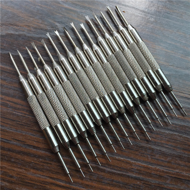 Double-headed raw ear batch watch repair tool disassembly and loading watch with raw ear fork 1.6 Watch tool manufacturers spot