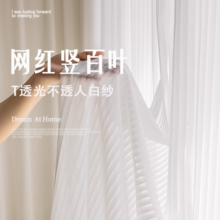 Индивидуальные шторы из нитей-призраков, новые шторы, нити для штор, нити для спальни, белые нити, нити для гостиной, вертикальные полосатые японские нити