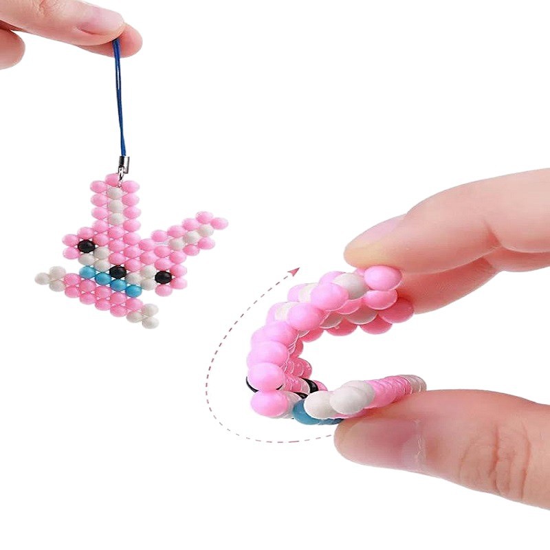 Magic Beads and Bean Girls and Kidsren DIY Making Educational Toys Paste Water Mist Magic Beads Stickers