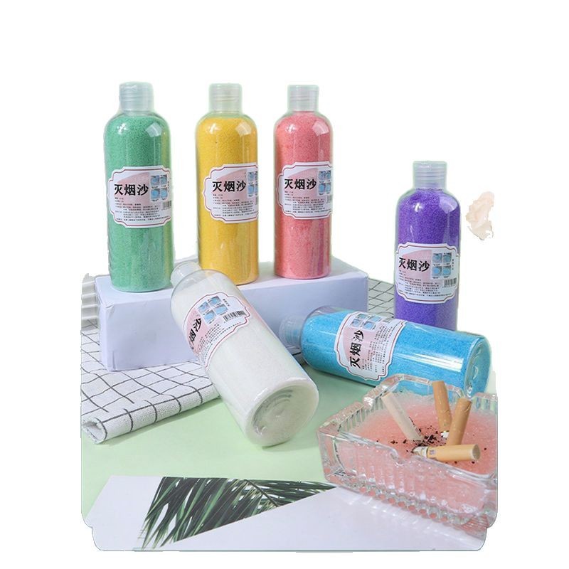 Smoke Extinguishing Balm Artifact Indoor Household Ashtray Smoke Extinguishing Sand Anti-Fly Ash Anti-Smoke Smell Ash Cleaner Purifier