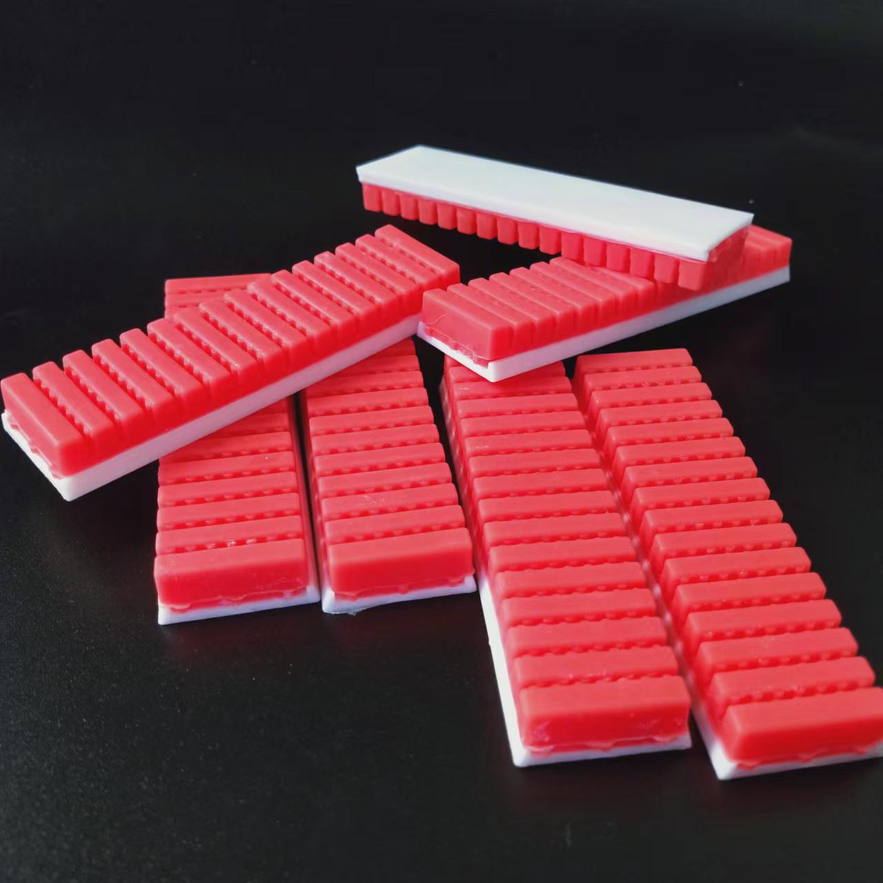 Floating Box Silicone Card Holder Fishing Float Clip Card Holder Base Bracket Slot Plastic Strip Fishing Box Refitting Accessories Fishing