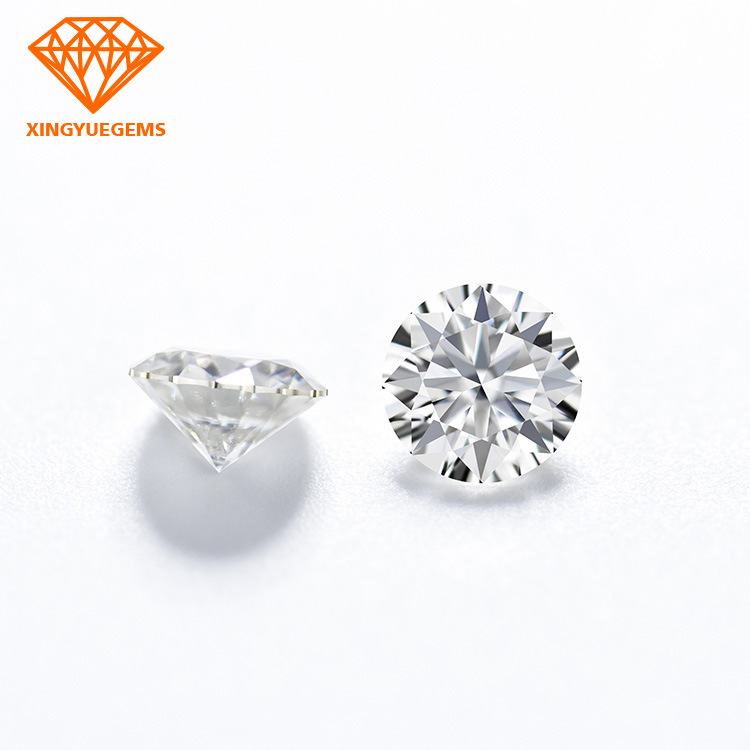 Вужоу ювелирные изделия оптовая продажа D-E цвет VVS круглый восемь стрелок голый камень с инструкциями по моиссаниту от главного управления таможни