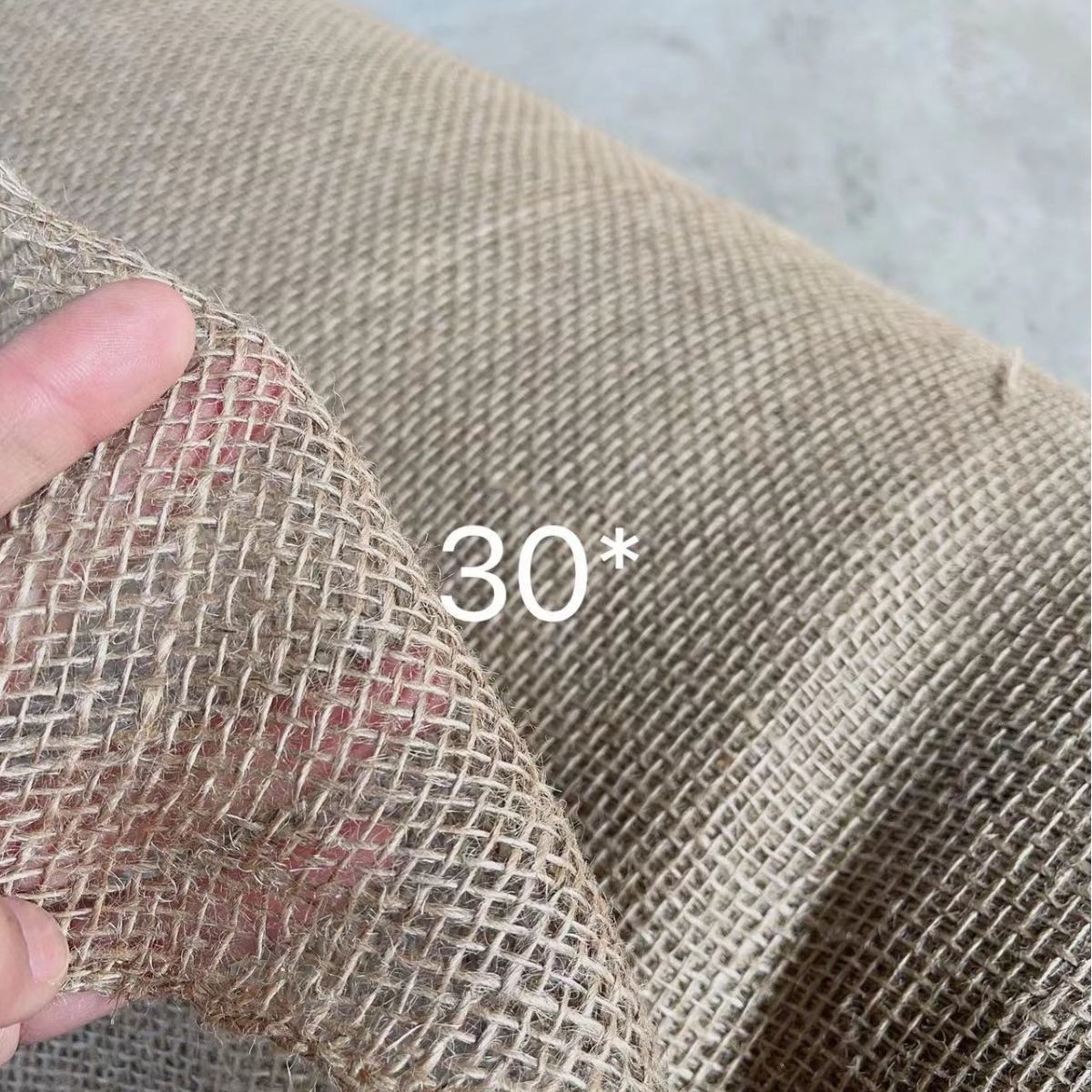 Factory Straight Hair Spot Wholesale Jute Cloth Quality Assured Price Beauty Sack Piece Burlap