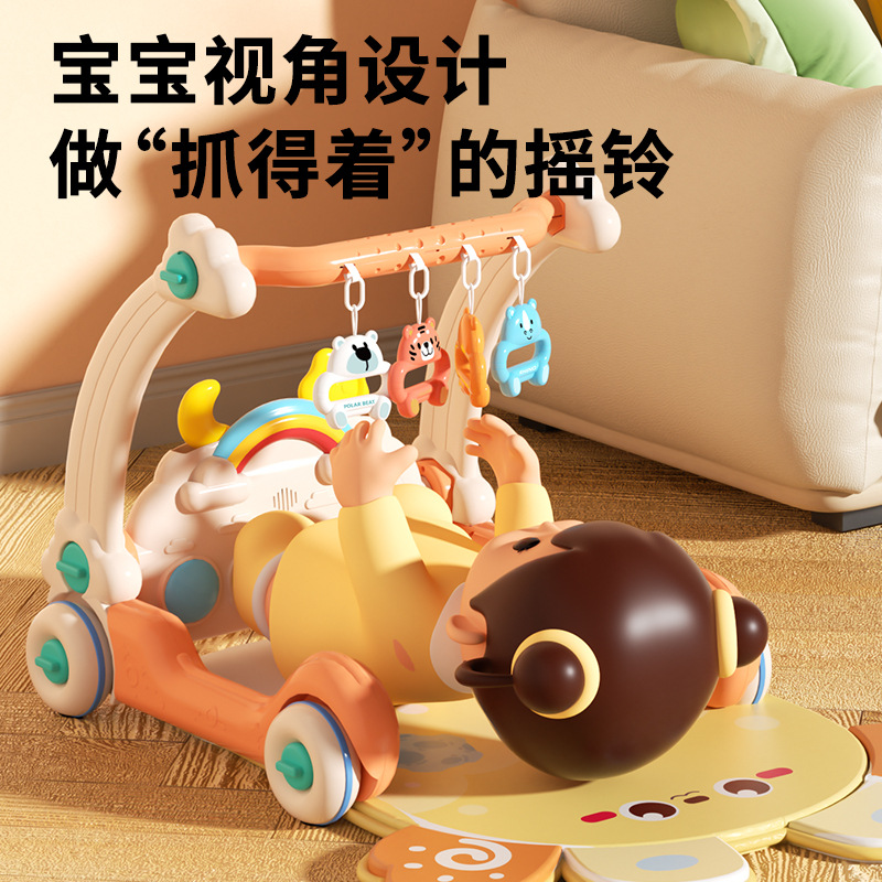 Early Education Baby Toys Fitness Stand Pedal Piano Game Baby Walker Gift Box 0-12 Months Newborn Toys