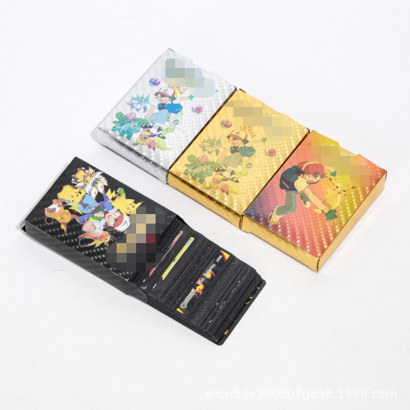 Cross-border Game Card Treasure Dream 55 Gold Foil Card Pokemon Game Card PVC Card Chess Fun Game