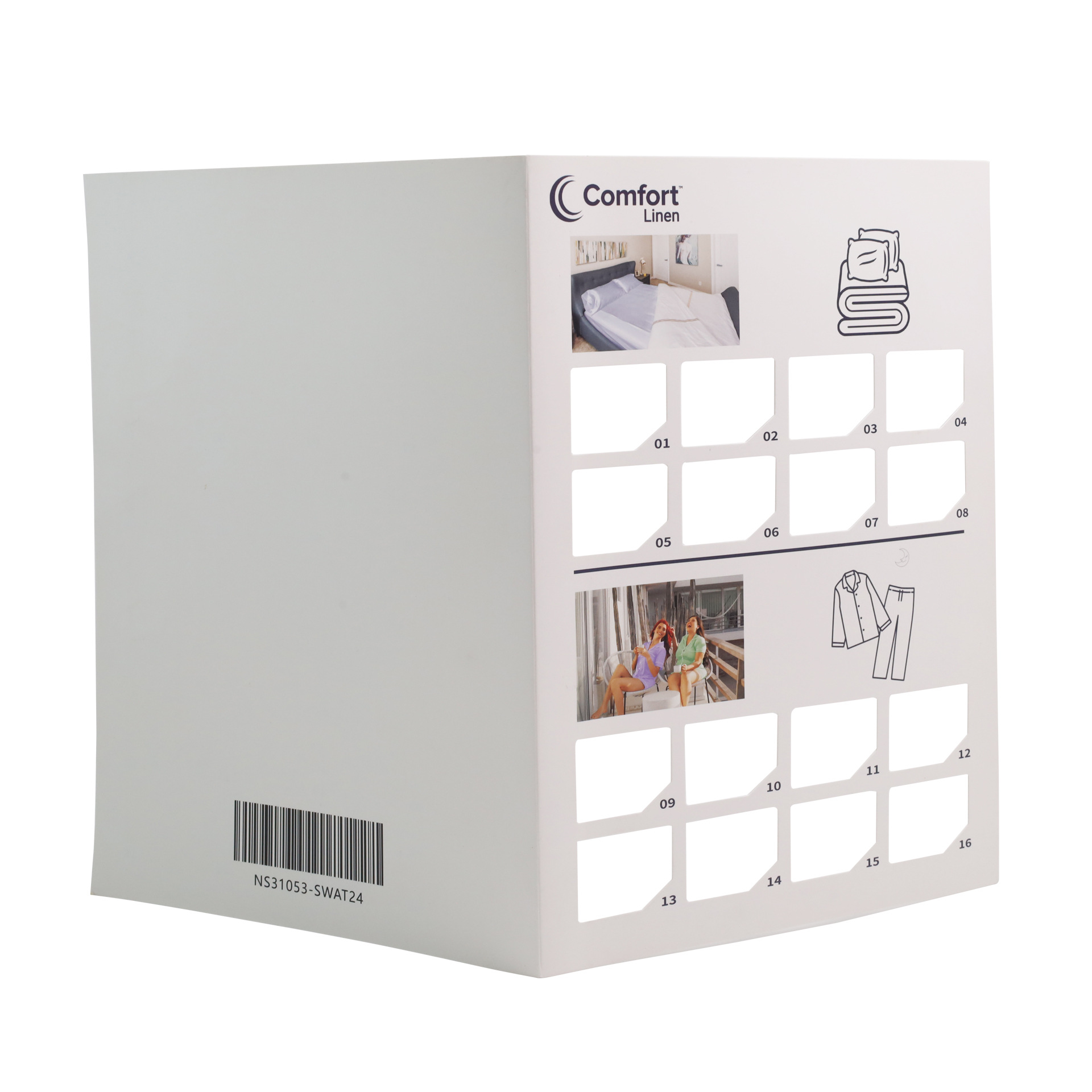 Customized Printed Perforated Color Card Book Patch Cloth Sample Cut Out Cloth Sample Card Folding Page Material Color Card Book Blank Textile Color Card