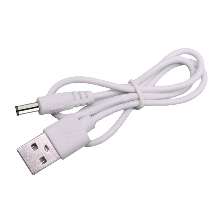 Power line USB to DC two-core pure copper data line round hole 3.5*1.35 mobile phone microphone audio charging line