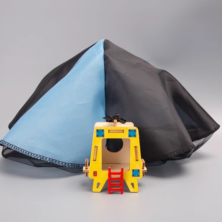 DIY Hand-Thrown Parachute Mars Landing Capsule Kidsren's Homemade Scientific Experiment Small Invention Hand-Assembled Teaching Aids