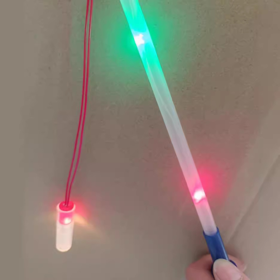 Popular Led Lantern Stick Transparent Light Stick Light Pole Glowing Stick Holiday Supplies Companion Lantern Festival Mid-Autumn Festival Flashing