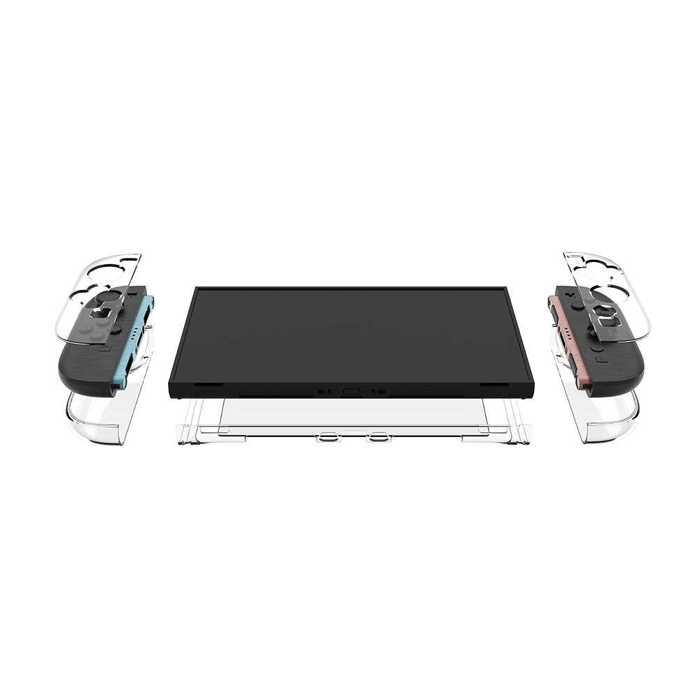 Разделенный чехол для консоли Switch2, кристально-прозрачный