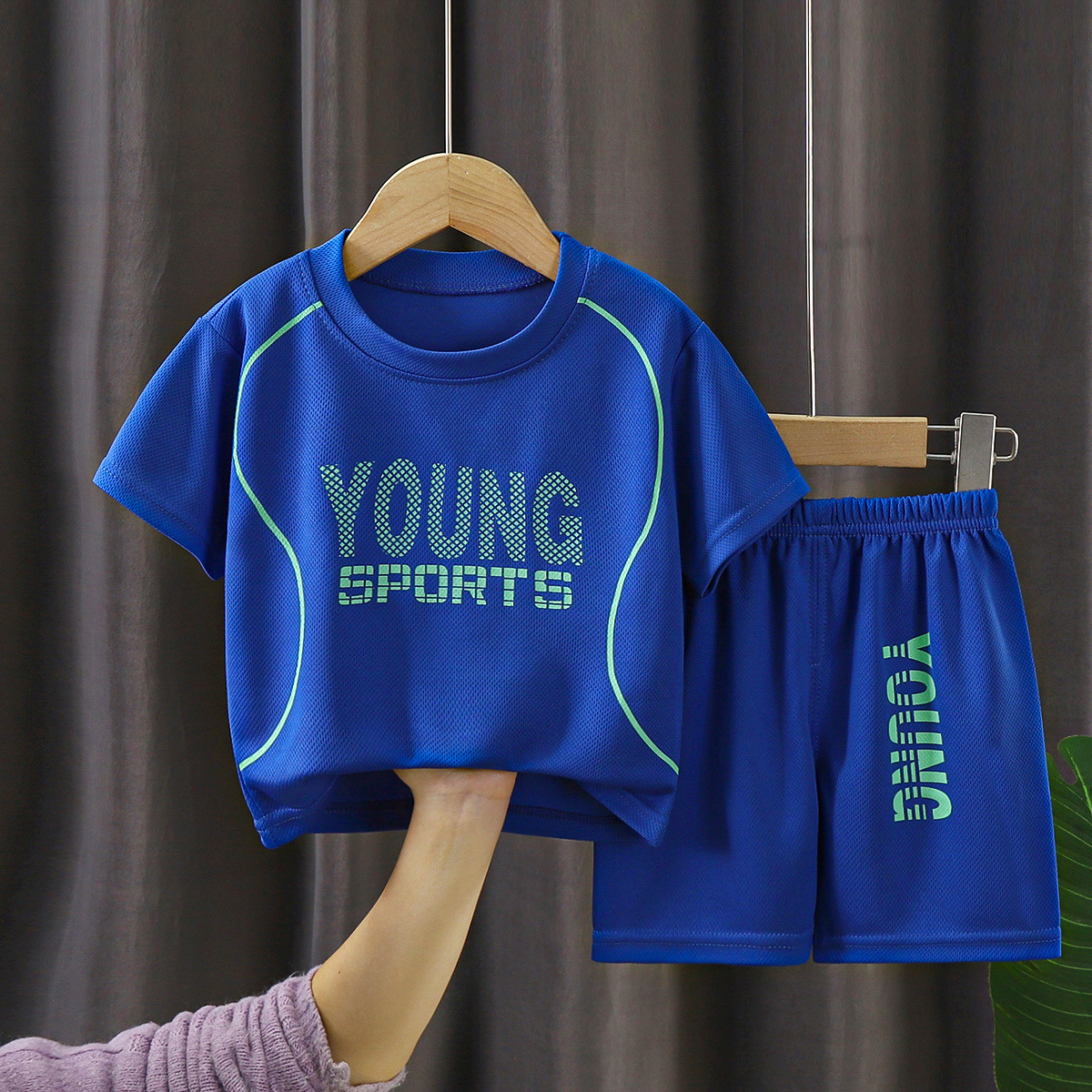 Children's Basketball Uniform Sports Suit Girls Quick-Drying Boys' 2025 New Summer Jersey Medium and Large Kidsren's Training Sports