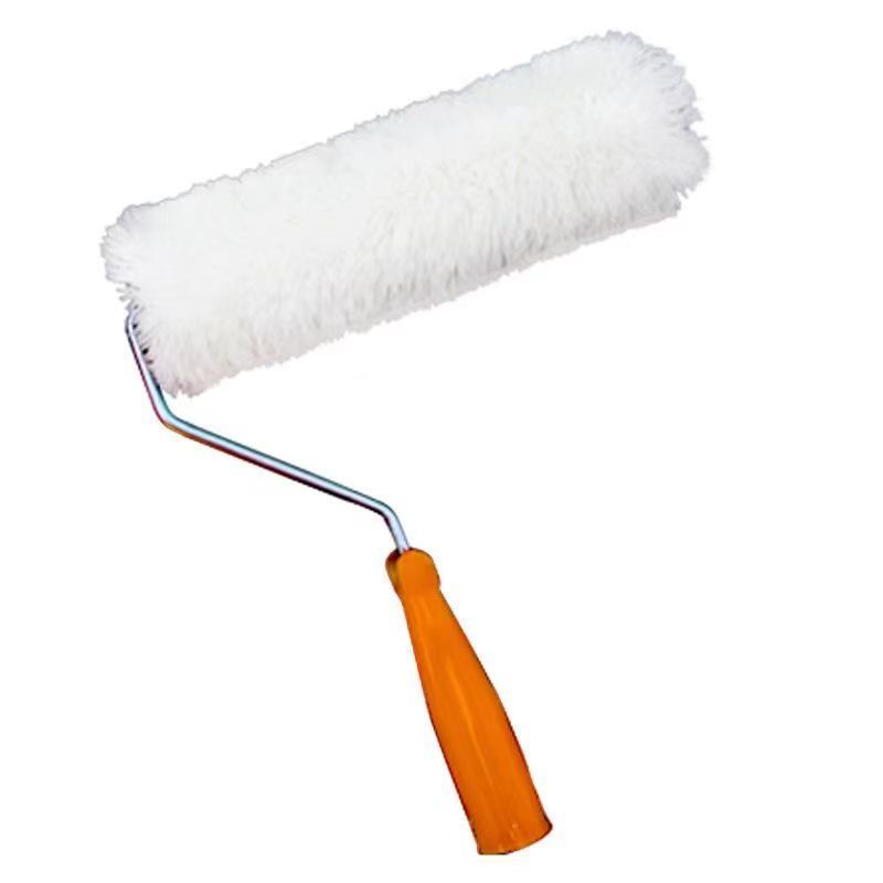 Factory Direct Sales Cotton Thread Long Hair Thick Hair No Dead Angle Roller Brush Large Suction Paint Brushing Waterproof Coating Latex Paint