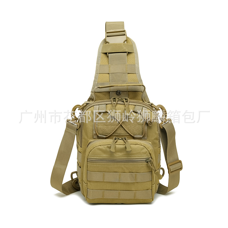 Legs Military Fan Outdoor Camouflage Bag Multi-Functional Outdoor Cycling Slingshot Bag Men's Chest Bag Waterproof Tactical Chest Bag