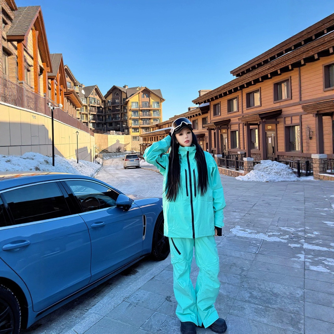 Зимний лыжный костюм 2024 года, теплый, водо- и ветронепроницаемый