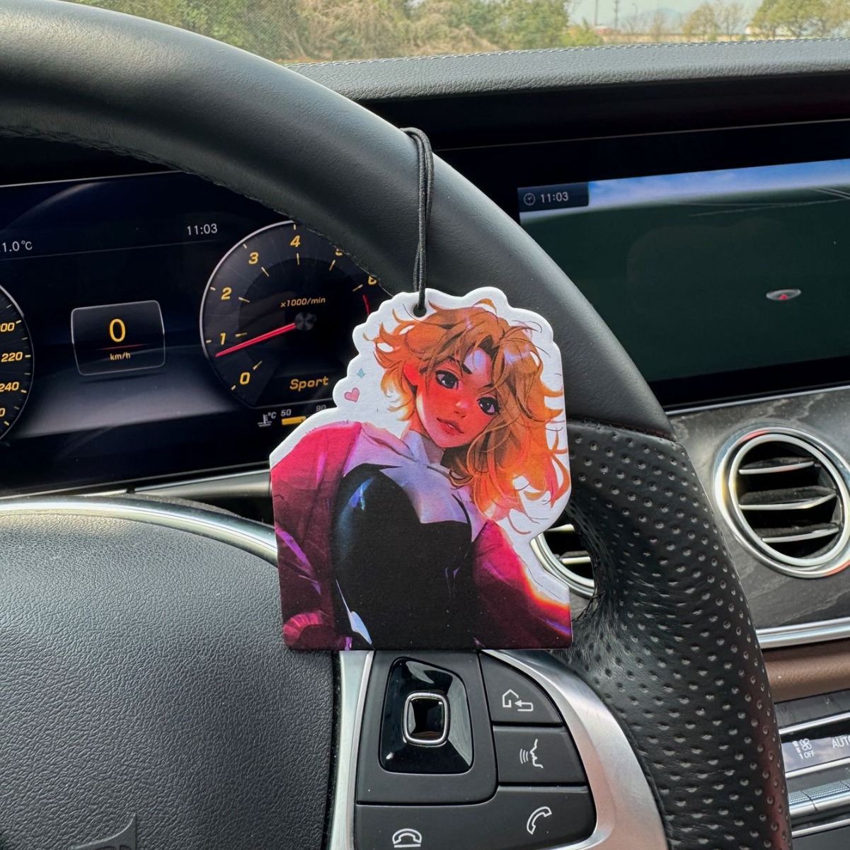 Car Aromatherapy Tablets Anime Goddess Cute Girl Car Interior Decoration Pendant Deodorizing Home Bedroom Ornaments