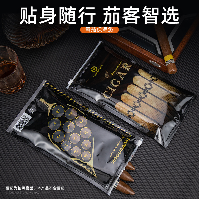 HANNICOOK специальный увлажняющий пакет для сигар, удобный, 5 штук, оптовая продажа