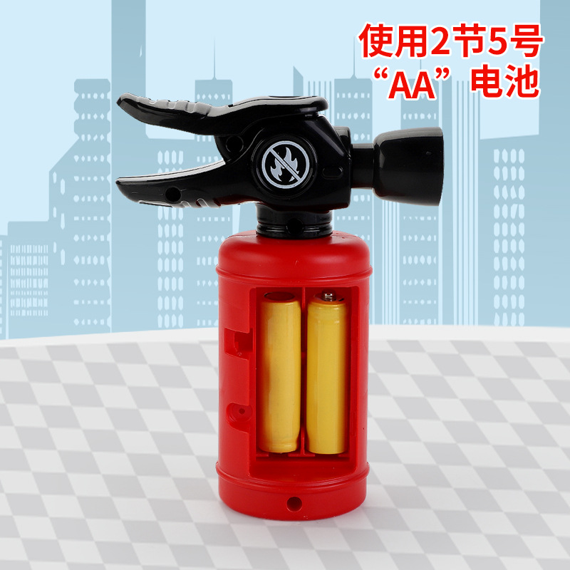 2023 new fire extinguisher simulation mini fire extinguishing spray mist plastic children's fire educational early education toys