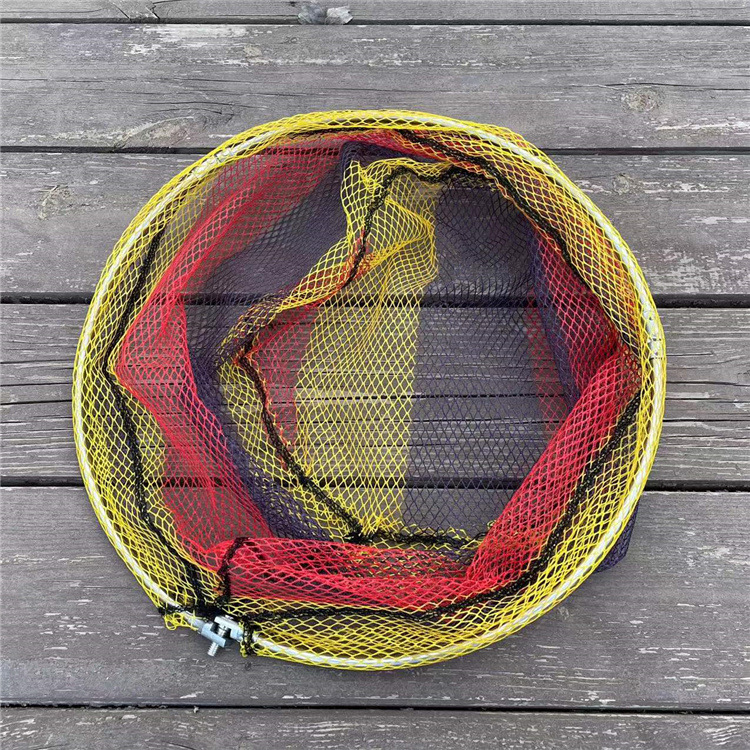 Outdoor net head stainless steel glue net head small eye anti-hanging fishing net hanging glue net head shallow net pocket wholesale