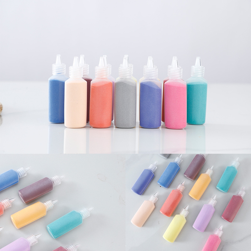 Colored Sand Children's Entertainment Dyeing Colored Sand Cloisonne Enamel Painting Fine Sand Performance Sand Painting Special Sand Wishing Sand Landscape Sand