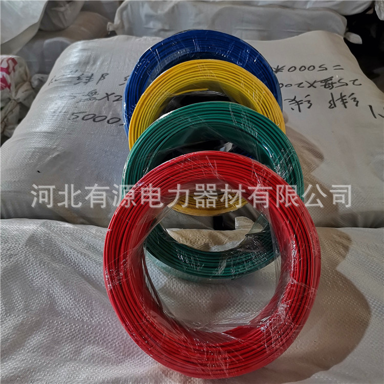 Galvanized Plastic-Coated Iron Binding Wire, Copper-Plated Iron Wire, Soft Binding Wire, Insulated Pvc 4 Square Millimeters Black 1.0, 2.5 Square Millimeters