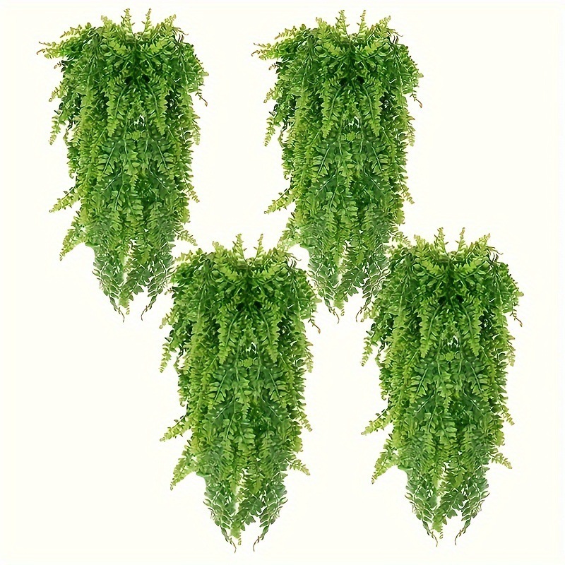 Amazon Artificial Wall-Mounted Persian Grass Rattan Artificial Hanging Fern Vine Hanging Green Plant