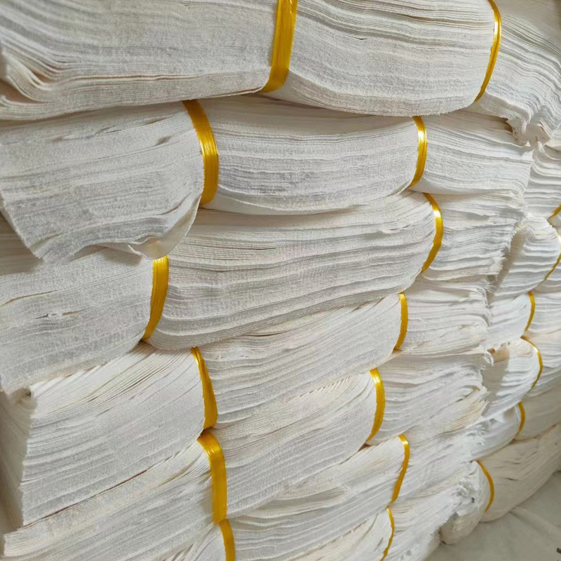 Machine Cleaning Cloth Pure Cotton Industrial Rag White Polyester Cotton Rag Absorbs Water and Oil, Does Not Fade and Does Not Shed Lint New Cloth Cotton Hong