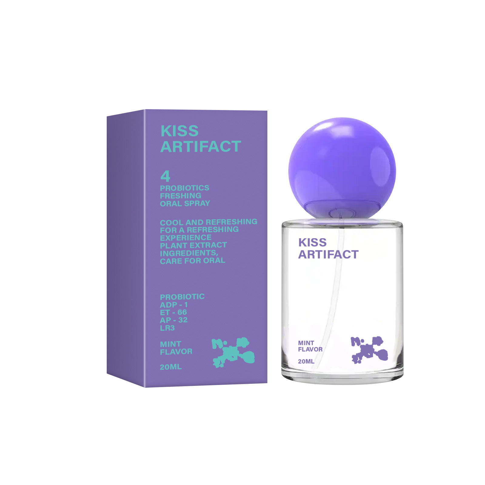 Cross-border non-standard probiotic oral spray fresh breath oral care portable oral spray 20ml