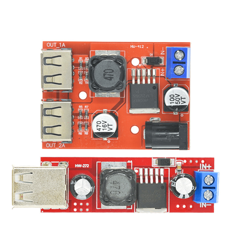 9V/12V/24V/36V to 5V step-down module DC-DC car charging solar 3A voltage regulator (C6B4)