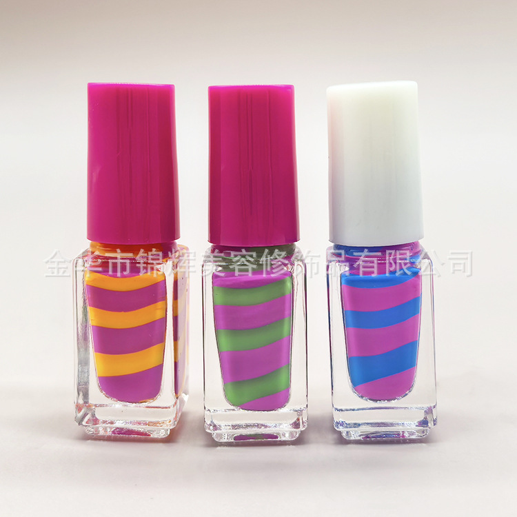 Exclusively for Export Export Customized Kidsren's Spiral Nail Polish Spiral Water-Based Nail Polish
