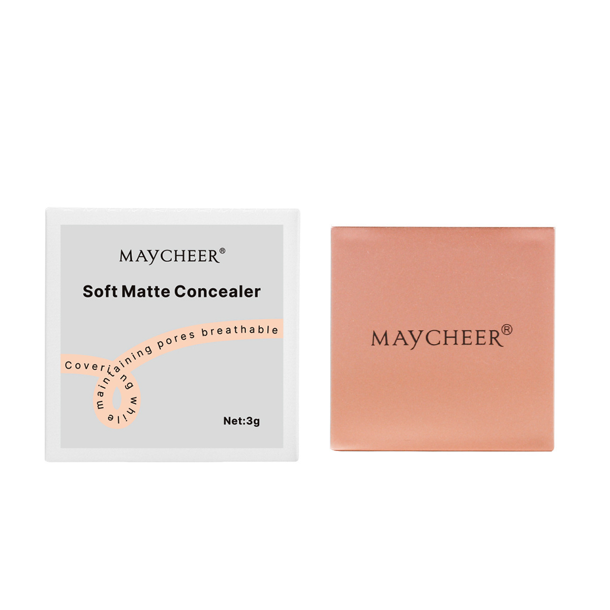 Cross-Border Export Maycheer Concealer Cream Covers Dark Circles, Freckles and Acne Marks Waterproof Facial Makeup