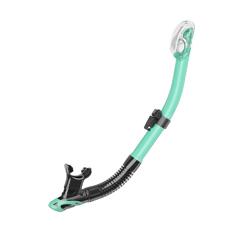 Full Dry Diving Mask Snorkel Liquid Silicone Clapper Water Stop Valve Snorkeling Free Diving Anti-Fog Treatment