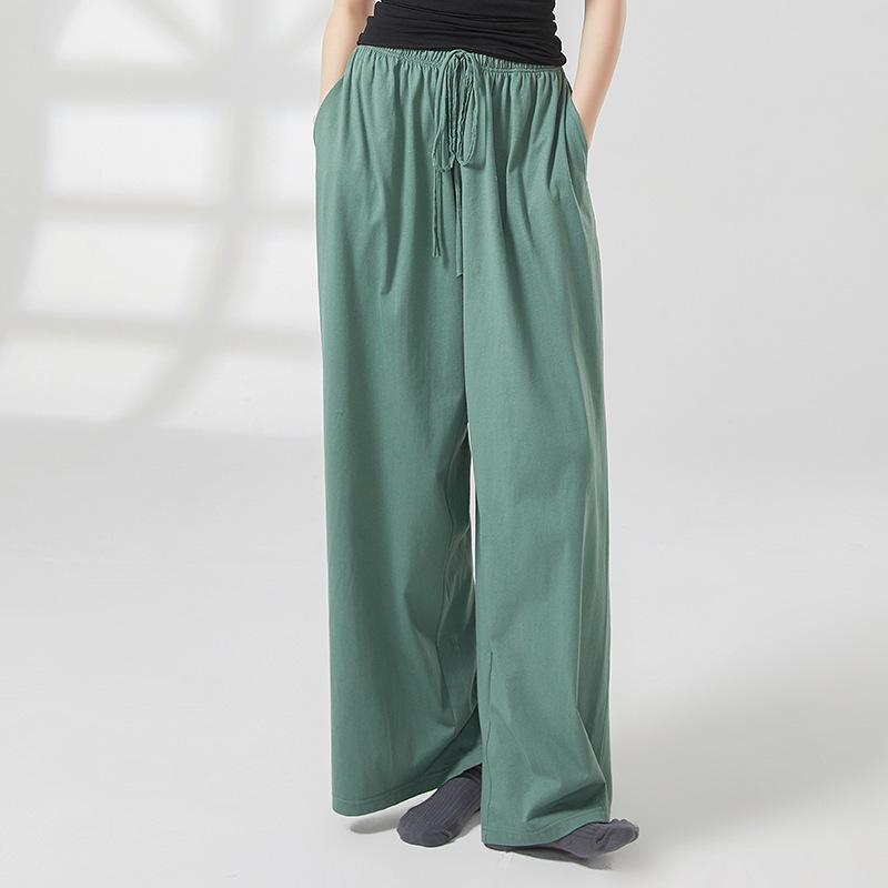 Modern Dance Pants Daily Practice Clothes Loose Dance Pants Unisex Straight Leg Wide Leg Pants Practice Pants